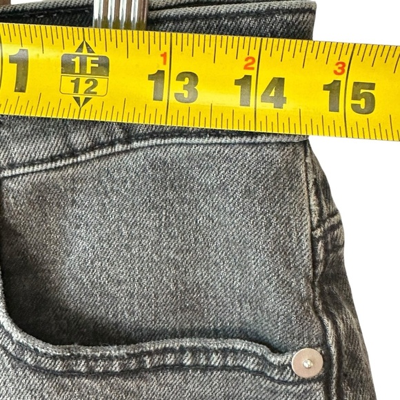 Madewell Jeans Womens 27 Black The Perfect Vintage Jean Straight Distressed - Picture 5 of 9